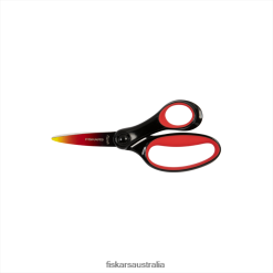 Big Kids Ombre Scissors (6 in.) Red/Black/Yellow Fiskars 288X0236 Tool