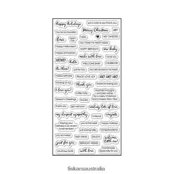 Essential Sayings Clear Stamps (4" x 8") Fiskars 288X02626 Tool