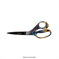 Teen Designer Non-stick Scissors (8 in.) Rainbow Tie Dye Fiskars 288X0258 Tool